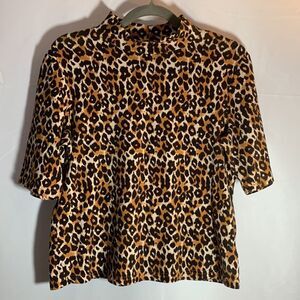 Anthropologie Cheetah Print T-Shirt